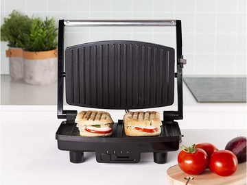 Tristar Kontaktgrill, 1500 W, Elektro Low fat Indoor Panini Multi GRILL Snackmaker - Schwimmdeckel