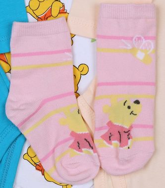 Sarcia.eu Haussocken Winnie the Pooh Sockenset für Mädchen, lange Socken, 4 Paar