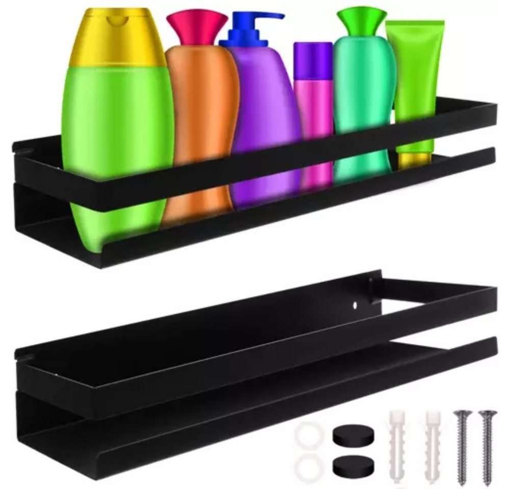 Ruhhy Duschablage Badezimmerregal XXL 50 cm, Spar-Set 1-tlg., Einfache Installation