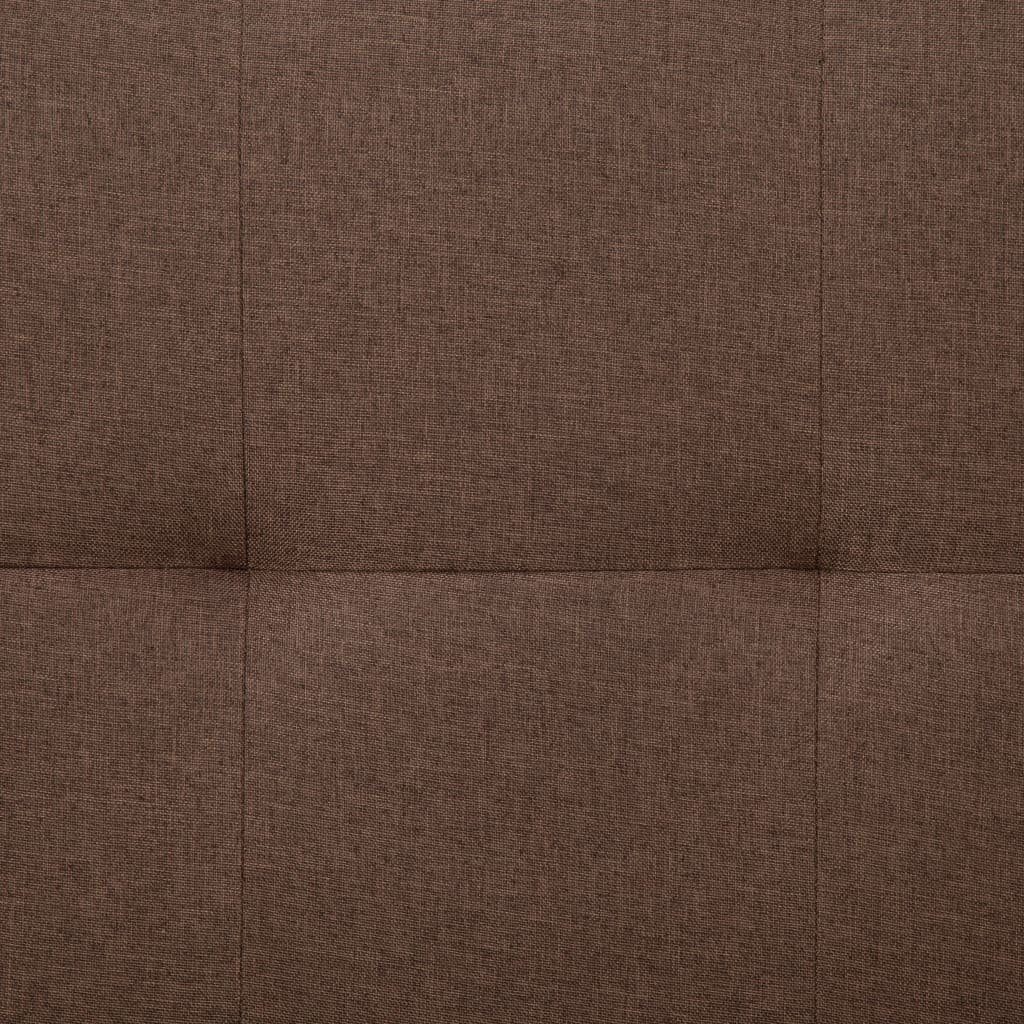 Stoff Friedenfels, Sofa möbelando 168x77x66 aus L/B/H: in cm, Braun