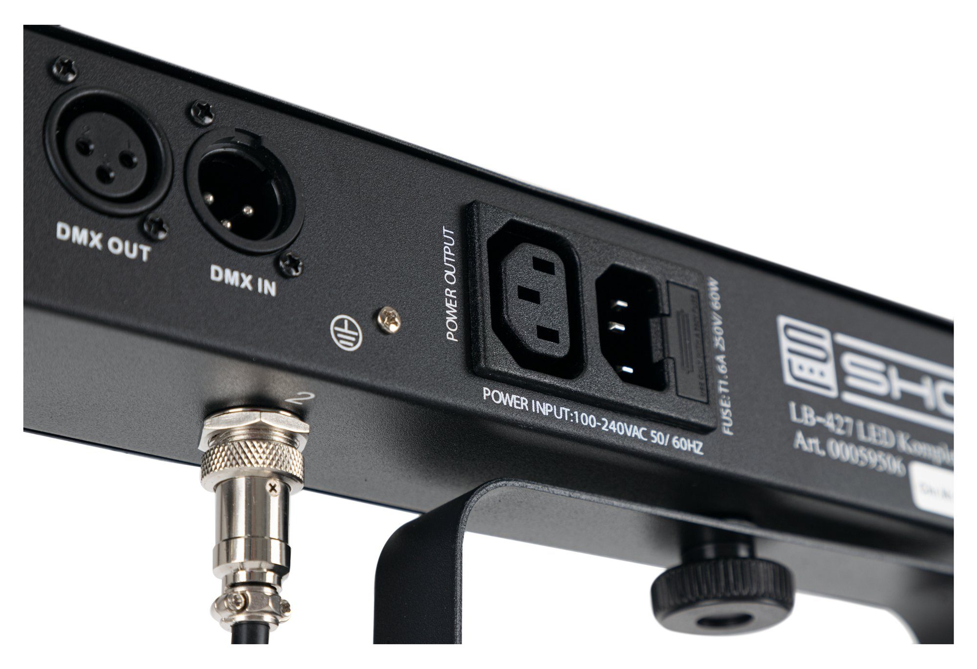 Licht LB-427 DMX Stativ oder Lichtanlage 512, via Wireless-Fußpedal manuell steuerbar RGB Showlite inkl. Komplettanlage, LED