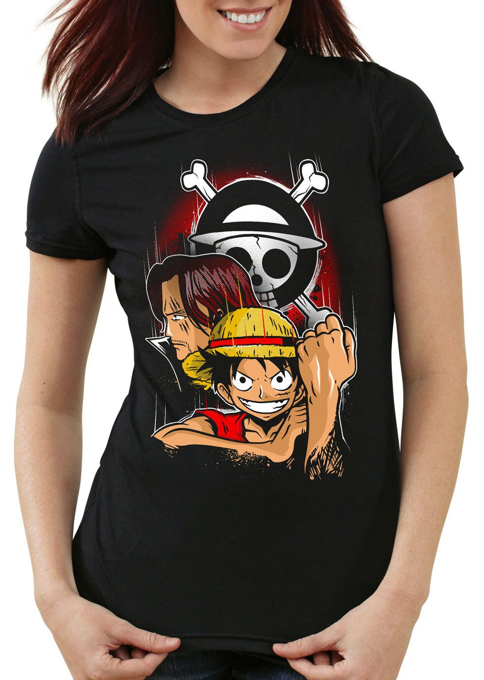 style3 T-Shirt Monkey D. Ruffy one piece japan anime luffy manga monkey ruffy