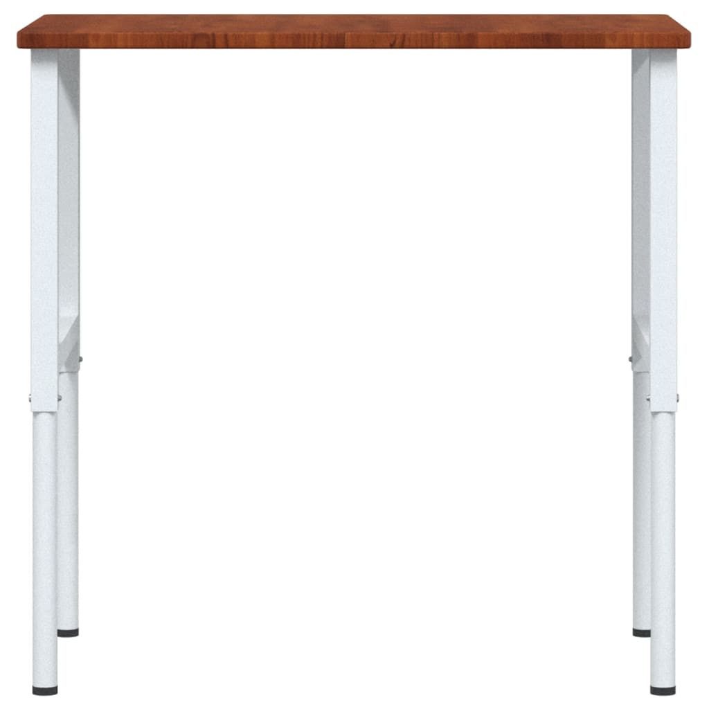 vidaXL Werkbank Werkbank Dunkelbraun 100x60x(71,5-98) cm Massivholz Eiche, (1-tlg)