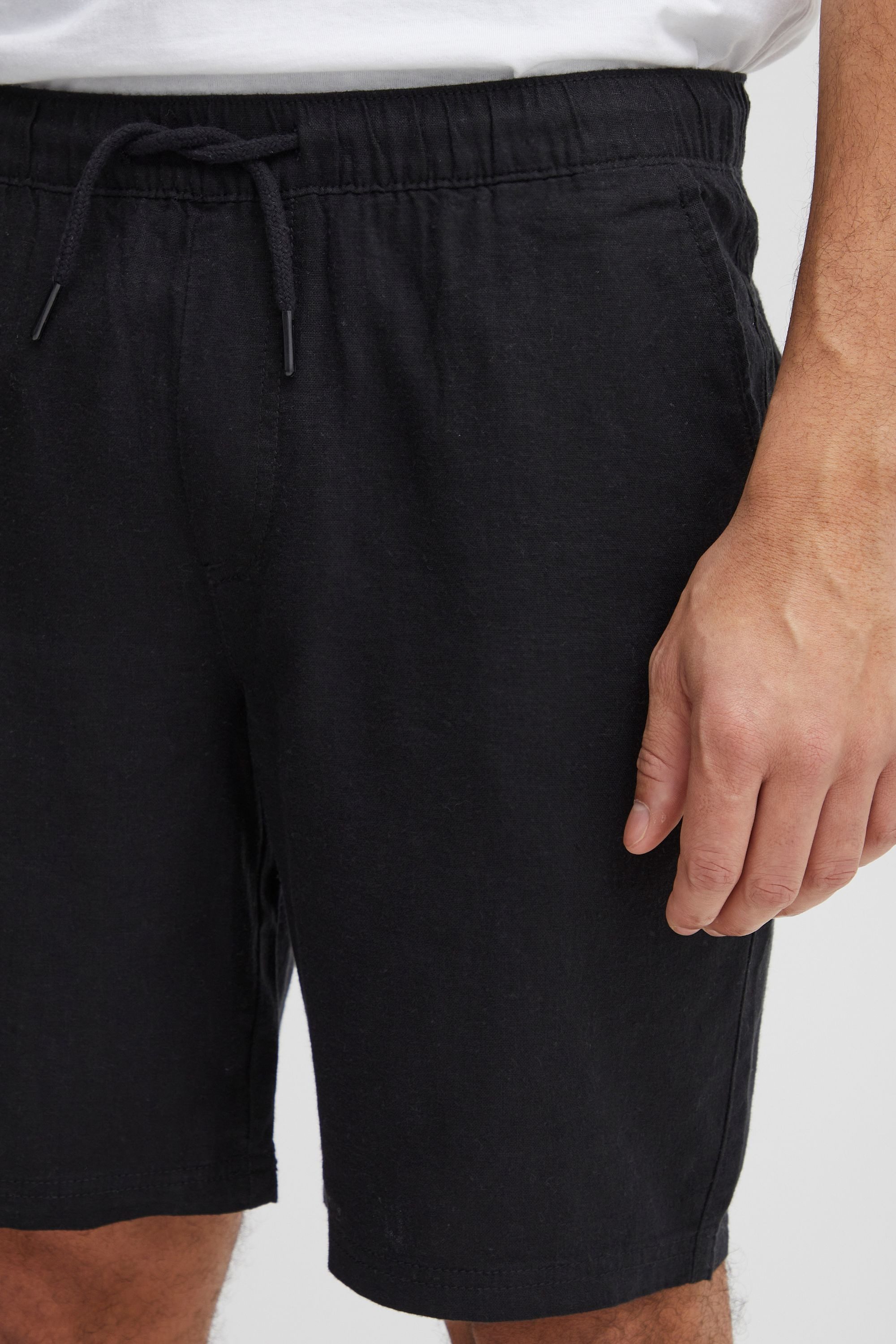 !Solid Shorts SDAurelius Kurze Hose aus Leinenmix