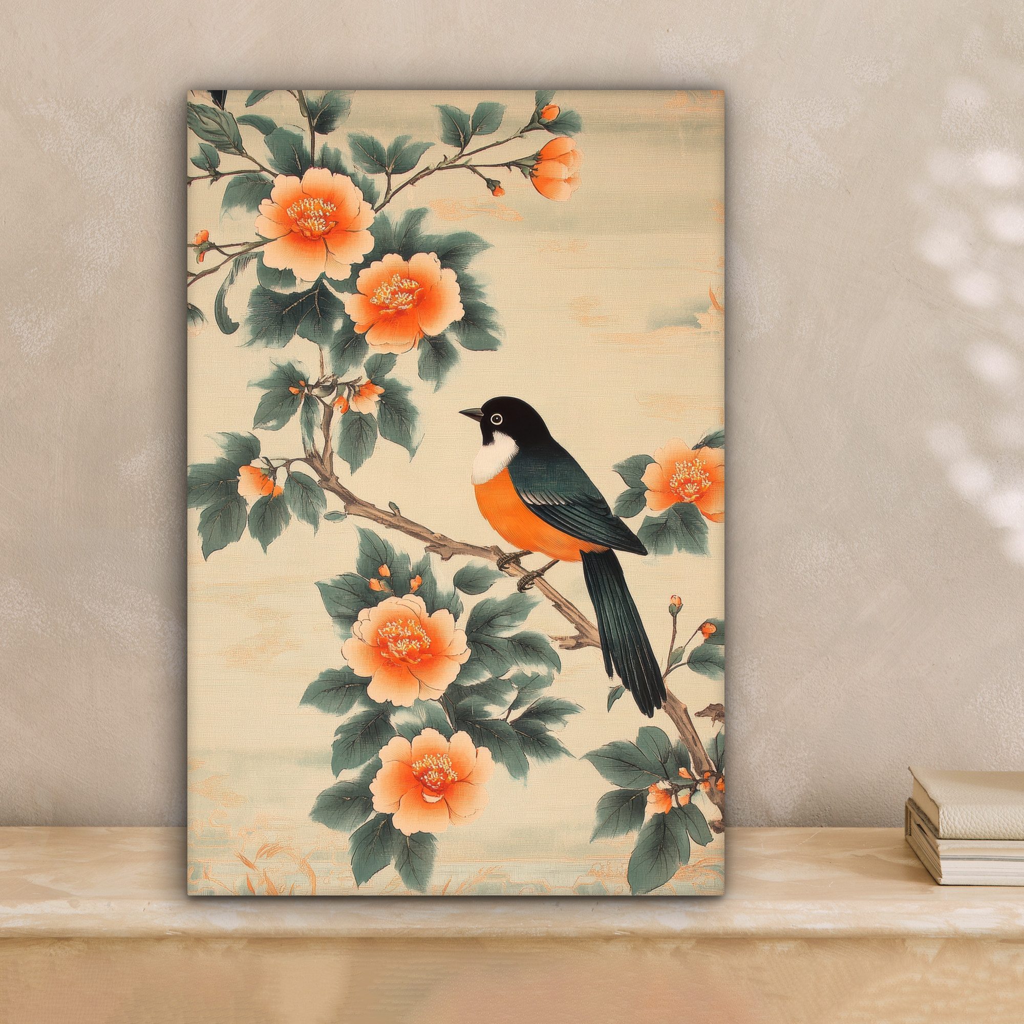 OneMillionCanvasses® Leinwandbild Vogel - Zweig - günstig online kaufen