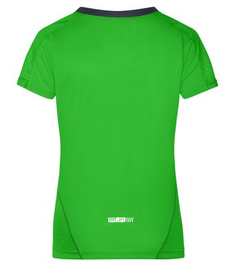 James & Nicholson Laufshirt Doppelpack Damen Kurzarm Laufshirt Running T-Shirt JN471 (Doppelpack, 2 Stück) Atmungsaktiv und Feuchtigkeitsregulierend