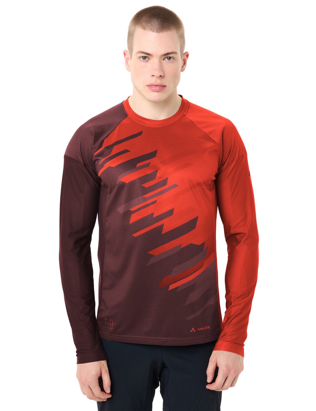 VAUDE T-Shirt Men's Moab LS T-Shirt VI (1-tlg) atmungsaktives und schnelltrocknendes Radshirt