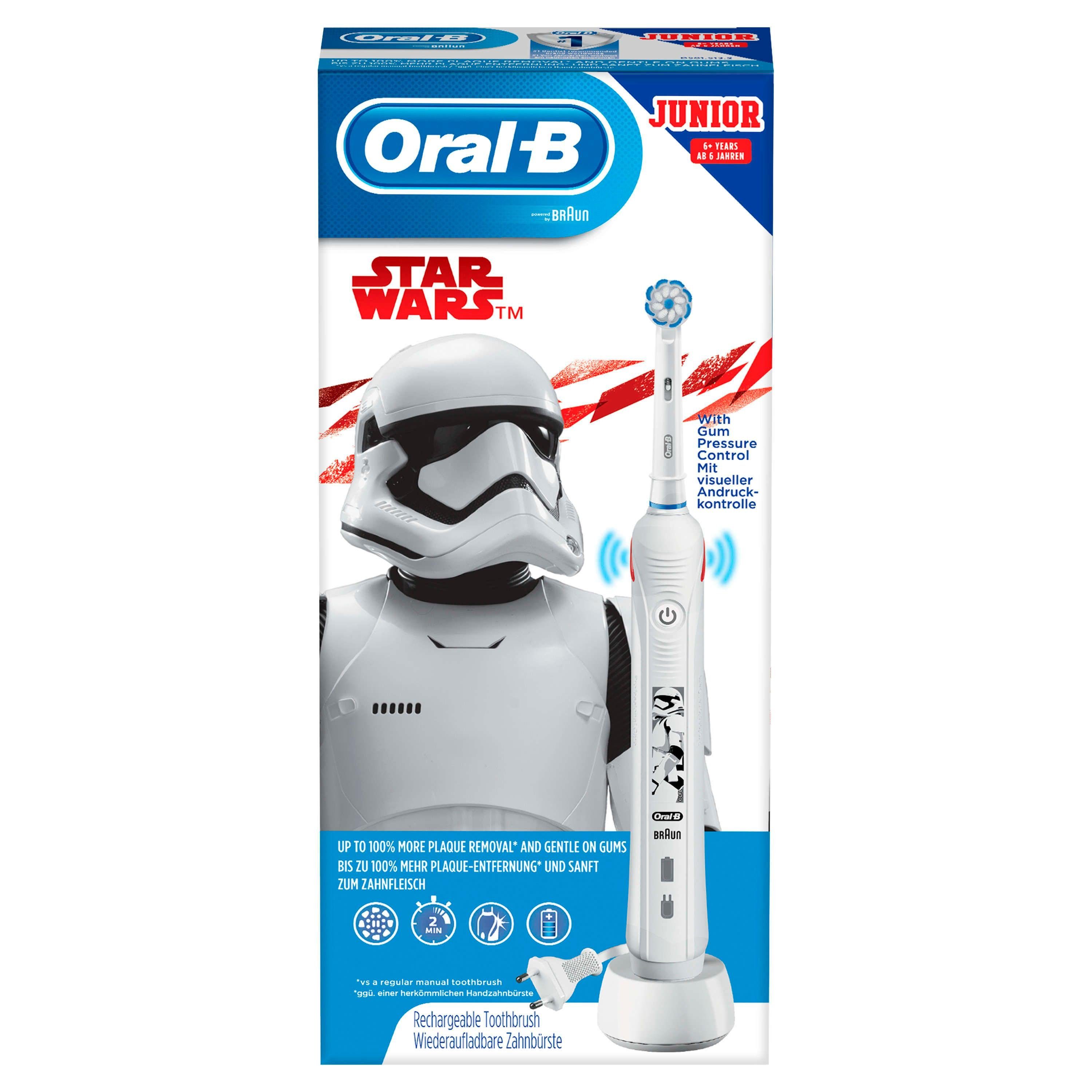 Oral B Elektrische Kinderzahnbürste Junior Star Wars, Aufsteckbürsten: 1  St. online kaufen | OTTO