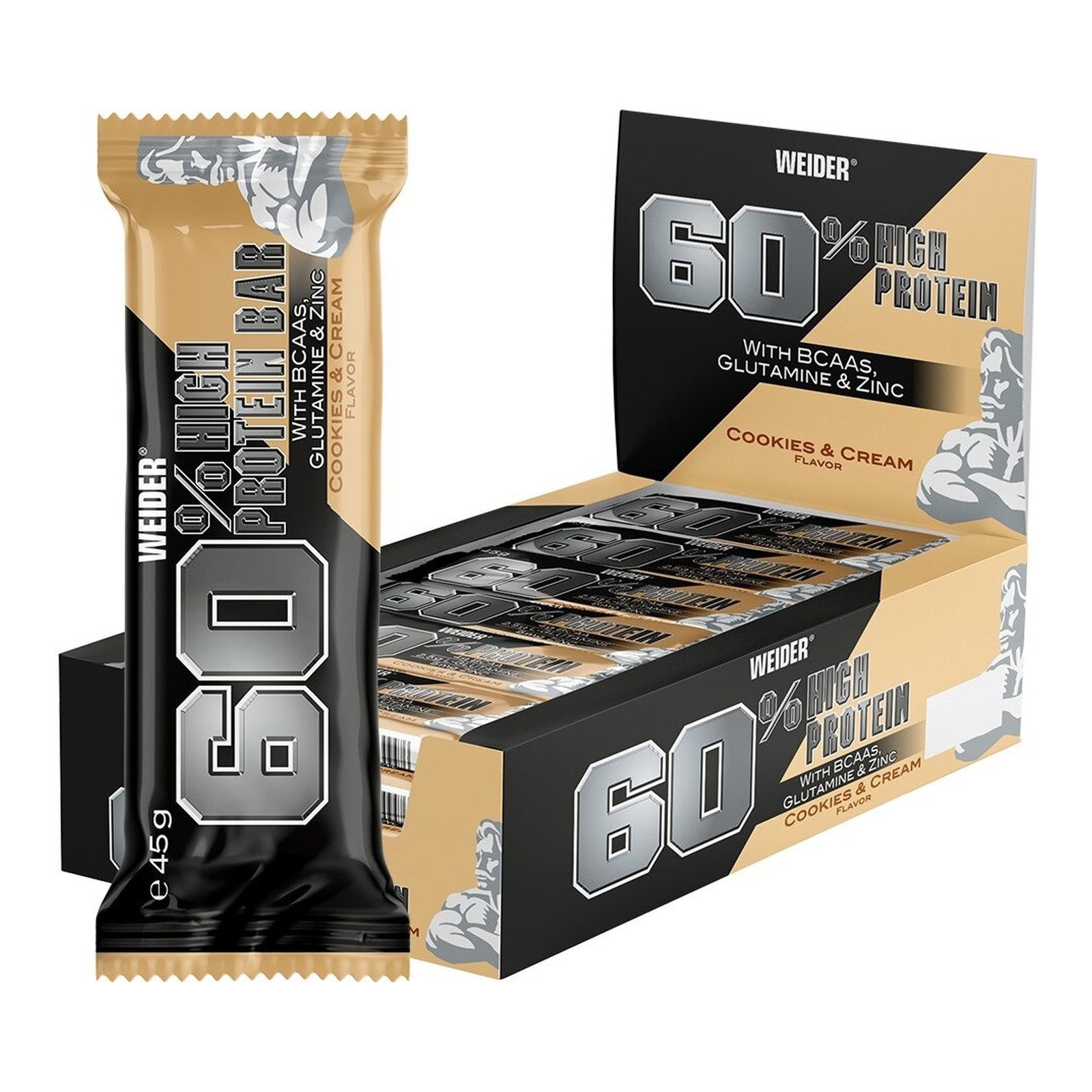 WEIDER® Weider 60% Proteinriegel -24er Pack Bar