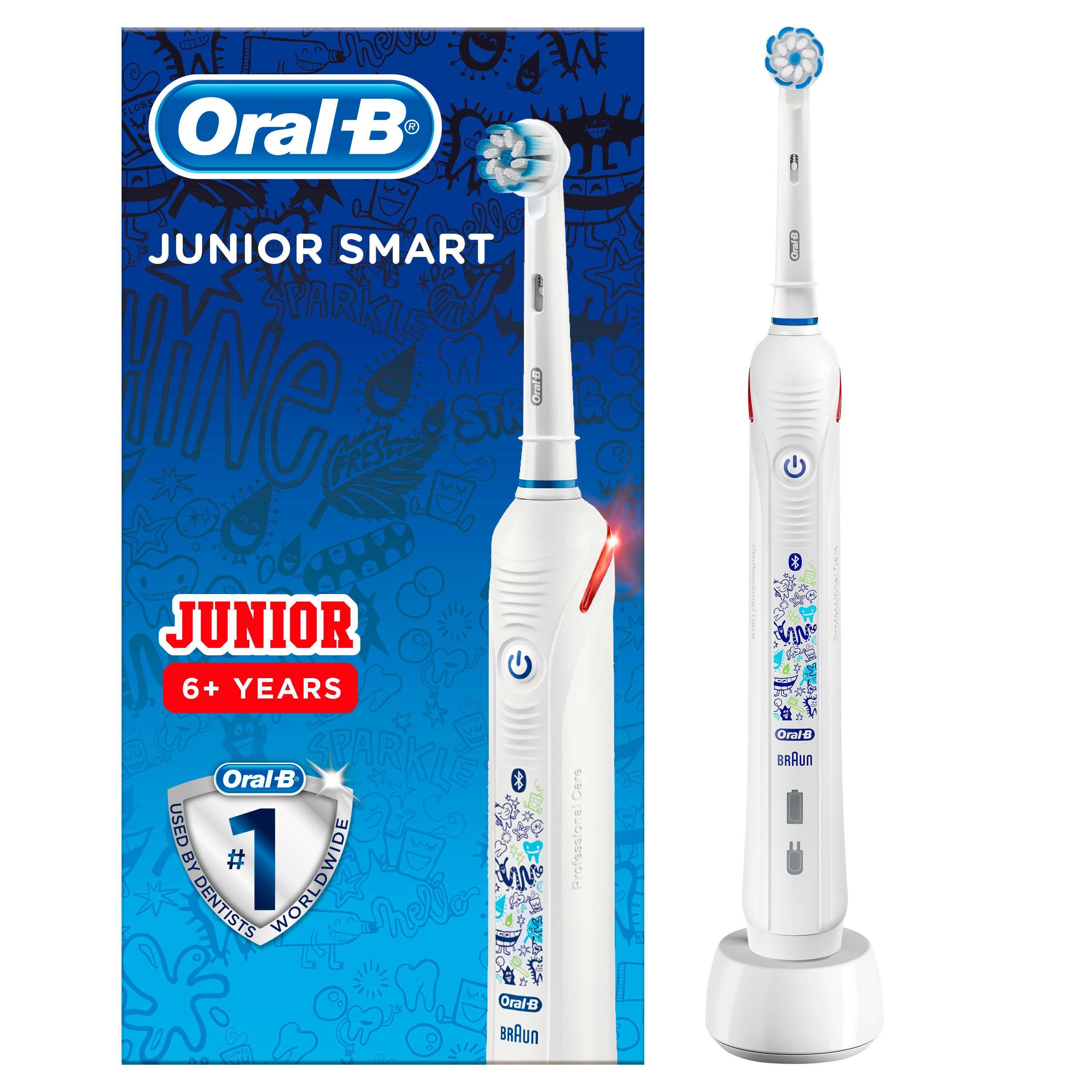 Oral B Elektrische Zahnbürste Junior Smart, Aufsteckbürsten: 1 St. online  kaufen | OTTO