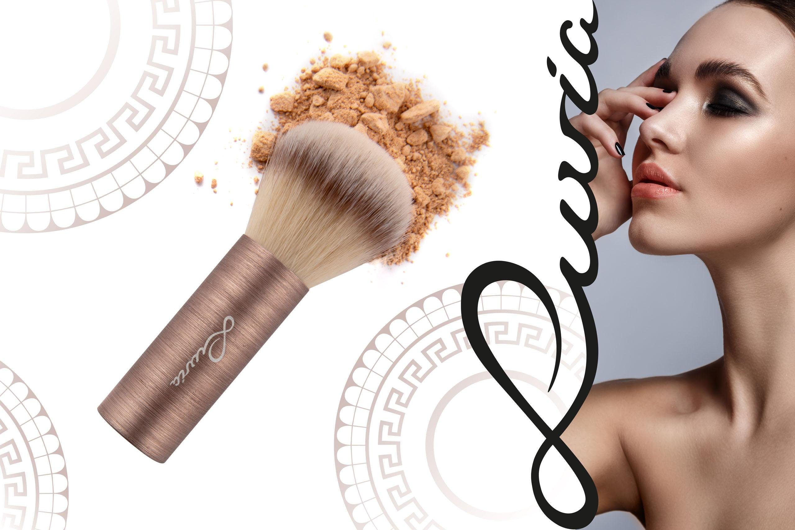 Haushalt Make Up Luvia Cosmetics Kosmetikpinsel-Set Mini Prime Vegan, 4 tlg., in Reisegröße