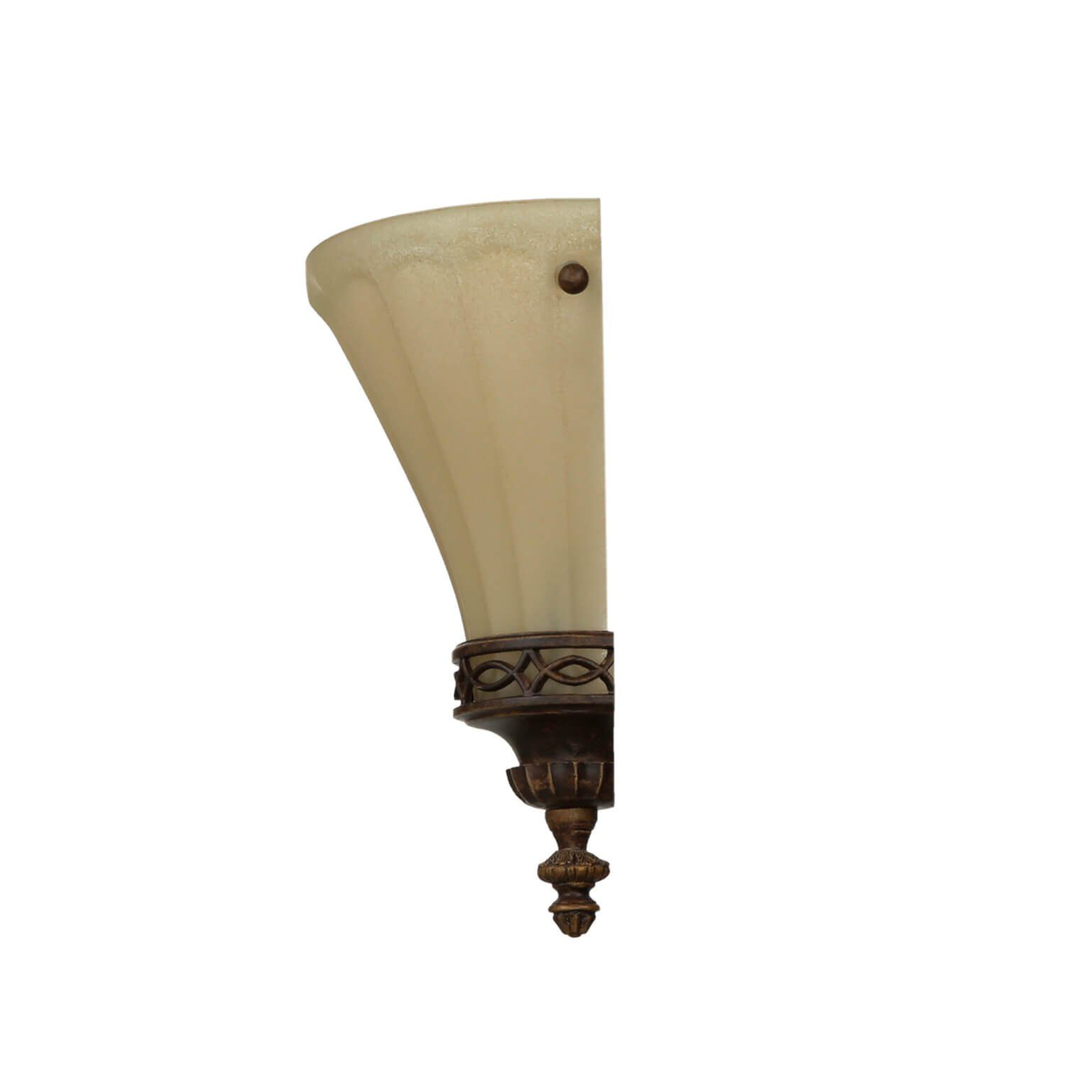 Wandlampe Wandleuchte Lampe Landhaus Leuchtmittel, 1, Blendarm Braun Licht-Erlebnisse ohne ANABELL