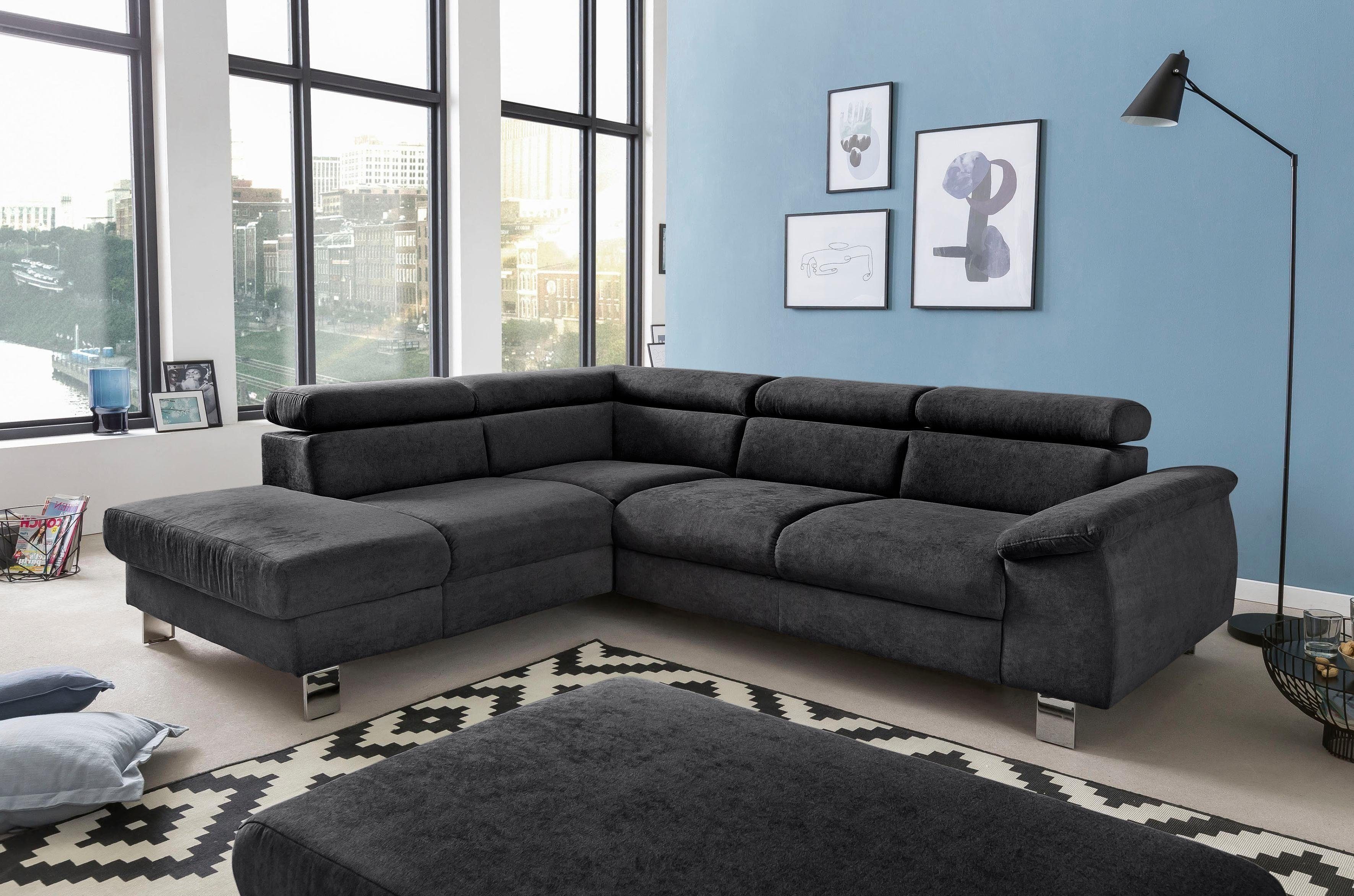 COTTA Polstergarnitur Komaris L-Form, (Set), Set bestehend aus: Ecksofa mit günstig online kaufen
