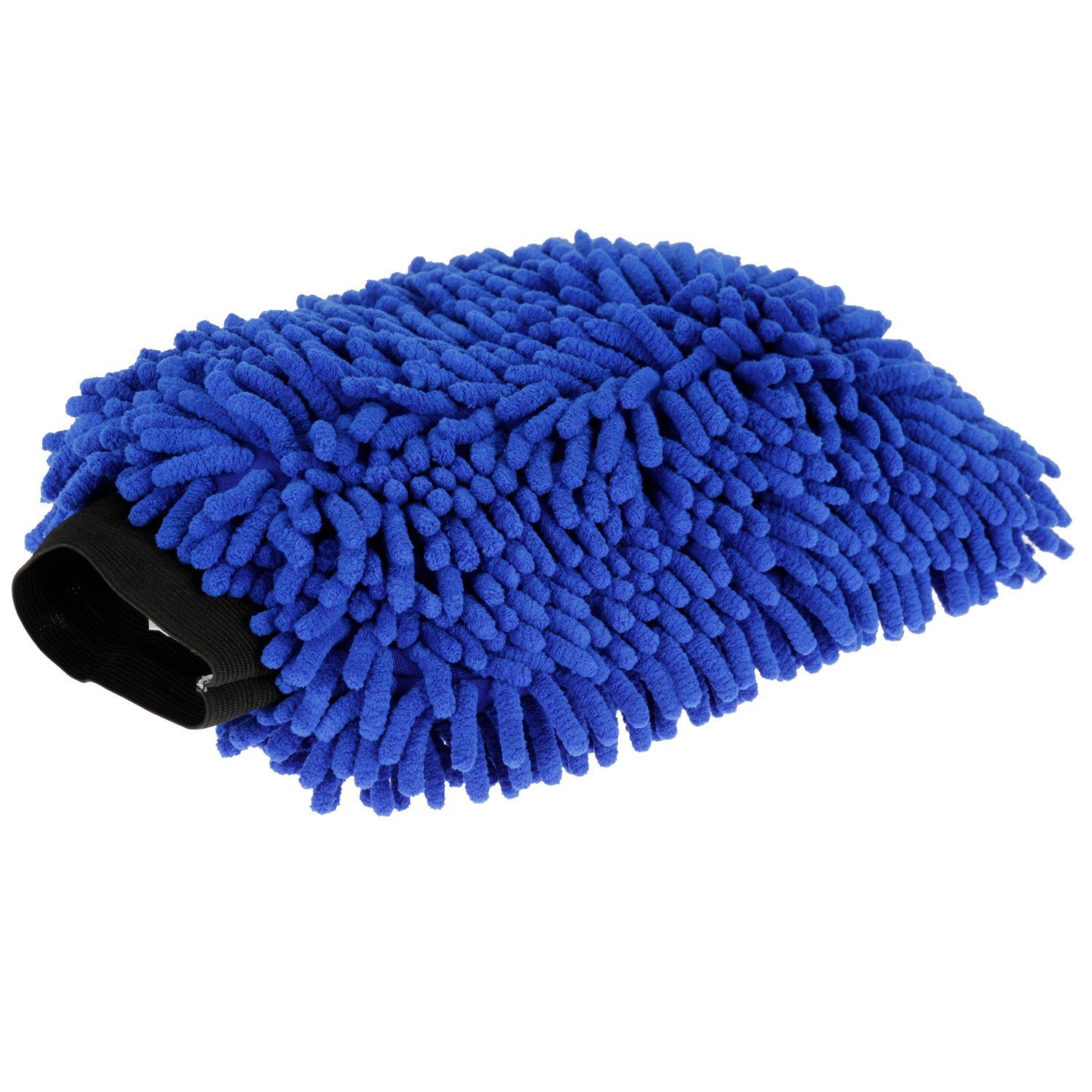 Mach1 Reinigungshandschuh Mikrofaser Autowaschhandschuh Waschhandschuh Handschuhe Putzhandschuh Autopflege Autowäsche Reinigung Handschuh zum Auto Waschen Blau: Doppelseitige Chenille