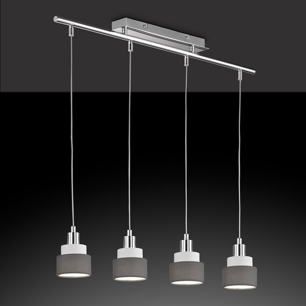 WOFI Hängeleuchte, Leuchtmittel nicht inklusive, Hängelampe Esstisch Pendelleuchte 4 flammig Hängeleuchte