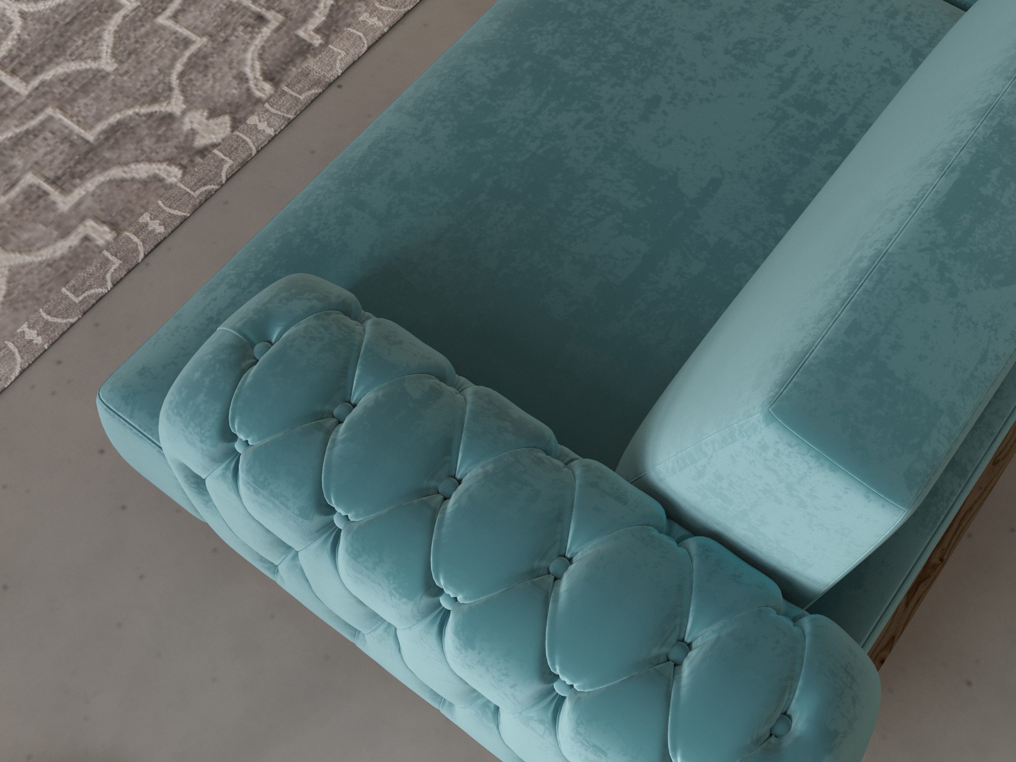 Möbeldreams Chesterfield-Sofa Chesterfield Sofa Modern Verstellbare Rückenlehne