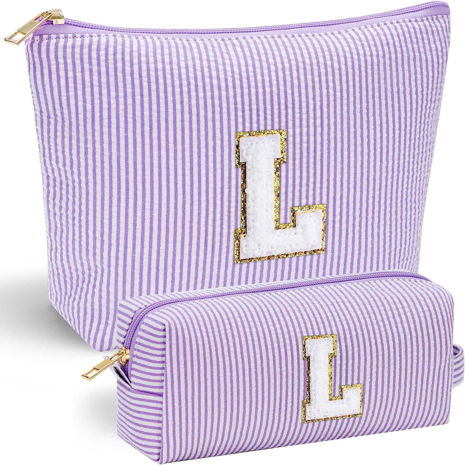 FELIXLEO Kosmetiktasche Parima Personalisierte Kosmetiktasche mit Buchstaben für Damen (1-tlg)