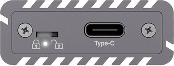 ICY BOX ICY BOX Externes Type-C Gehäuse für M.2 NVMe SSD Computer-Adapter