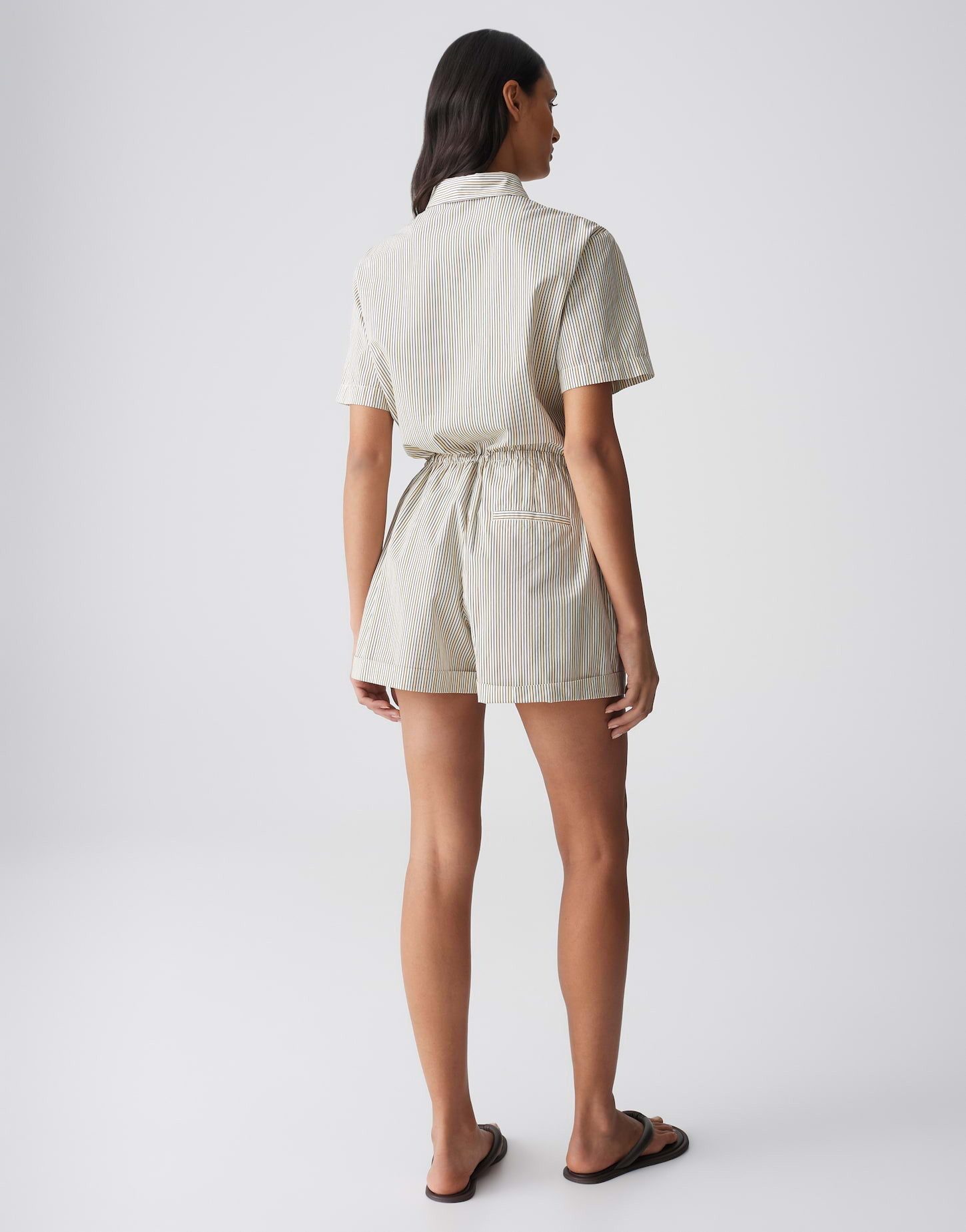 OPUS Jumpsuit Malbah resort Der Aufschlag am Saum wirkt modern und unkompliziert