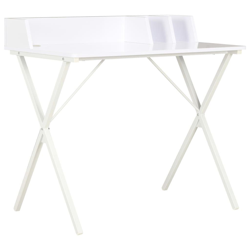 furnicato Schreibtisch Weiß 80x50x84 cm