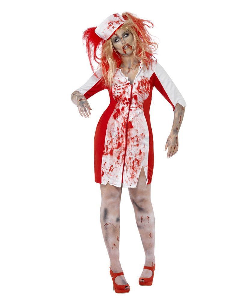 Smiffys Zombie-Kostüm Krankenschwester Zombiekostüm Plus Size