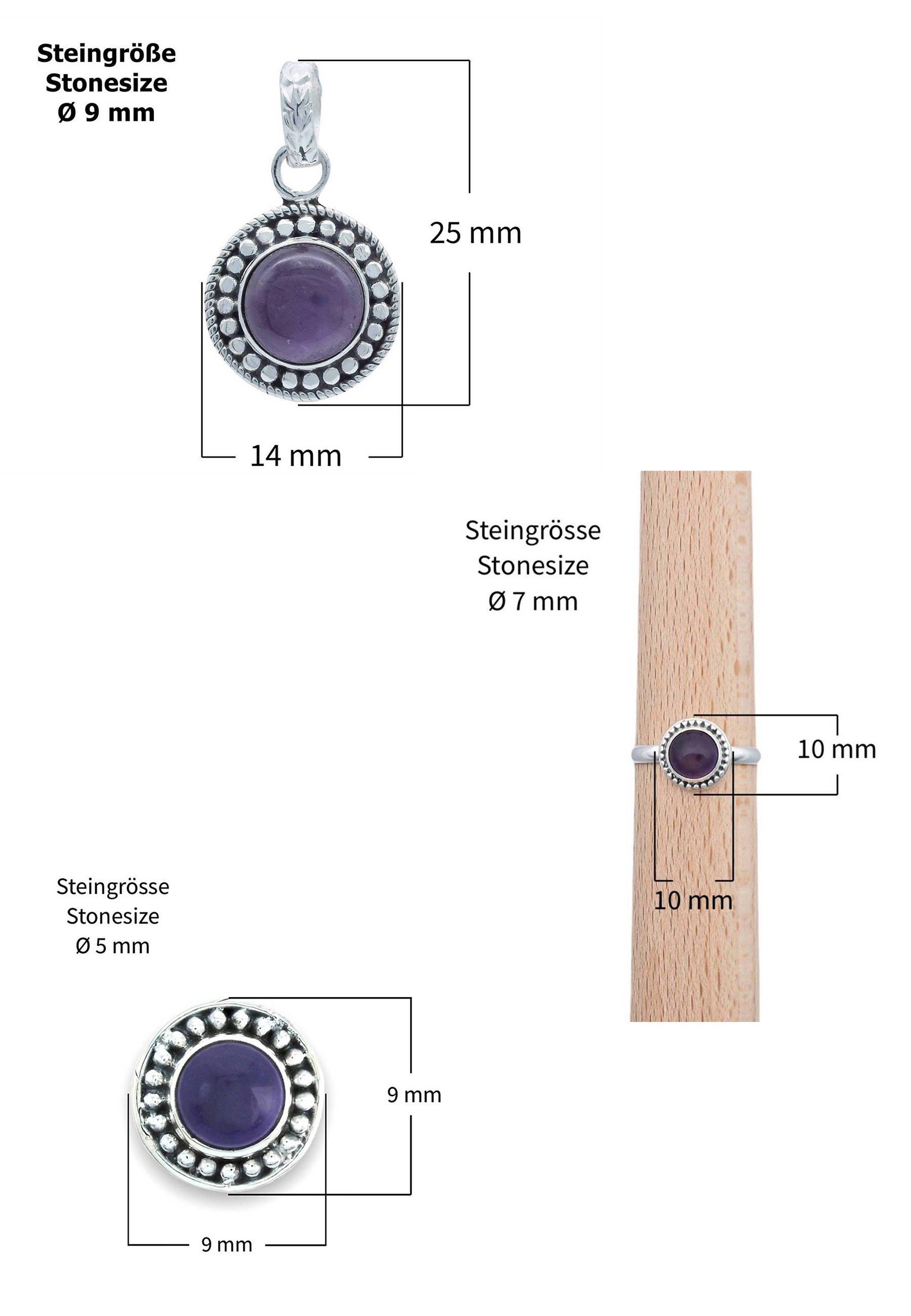 925er (Schmuckset Amethyst 925 aus Schmuckset Silber mantraroma Silber) mit