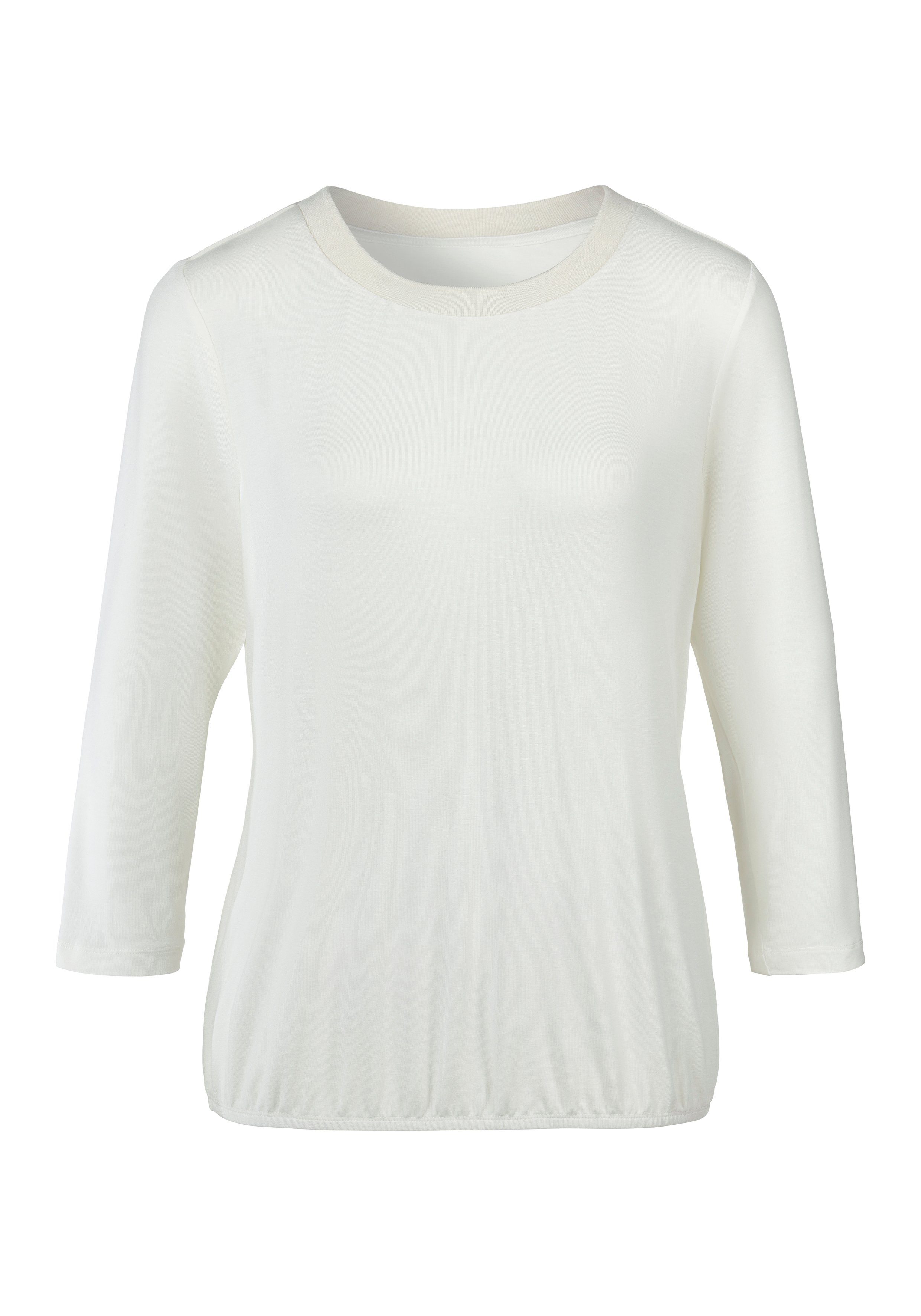 LASCANA 3/4-Arm-Shirt (2er-Pack) mit besonderem Rippbündchen am Rundhalsausschnitt. Reduzierter Preis € 19,98. Unverbindliche Preisempfehlung € 39,98, (€ 9,99 pro 1 Stk)