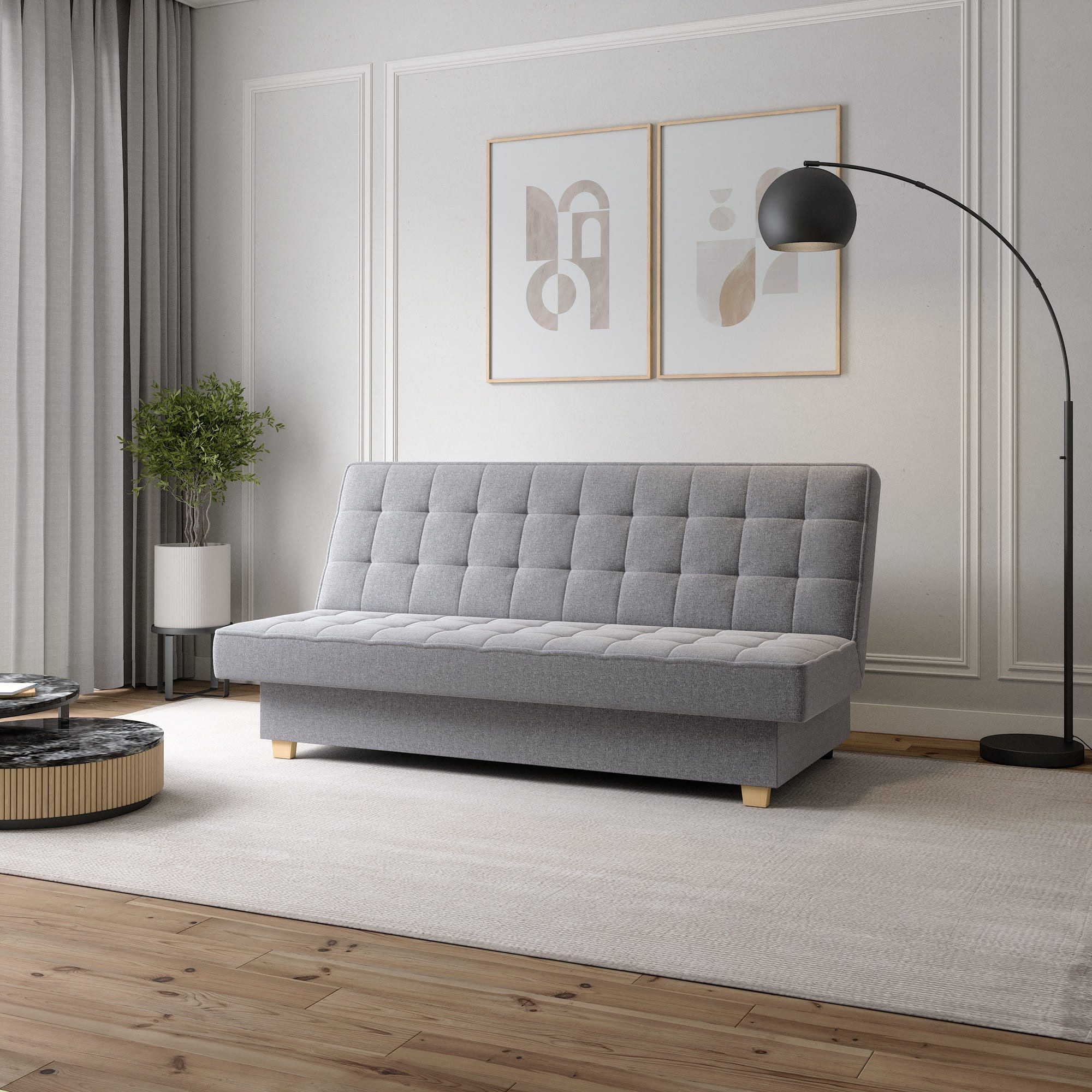 MOEBLO Schlafsofa BELFI, Sofa Kippsofa Klappsofa günstig online kaufen