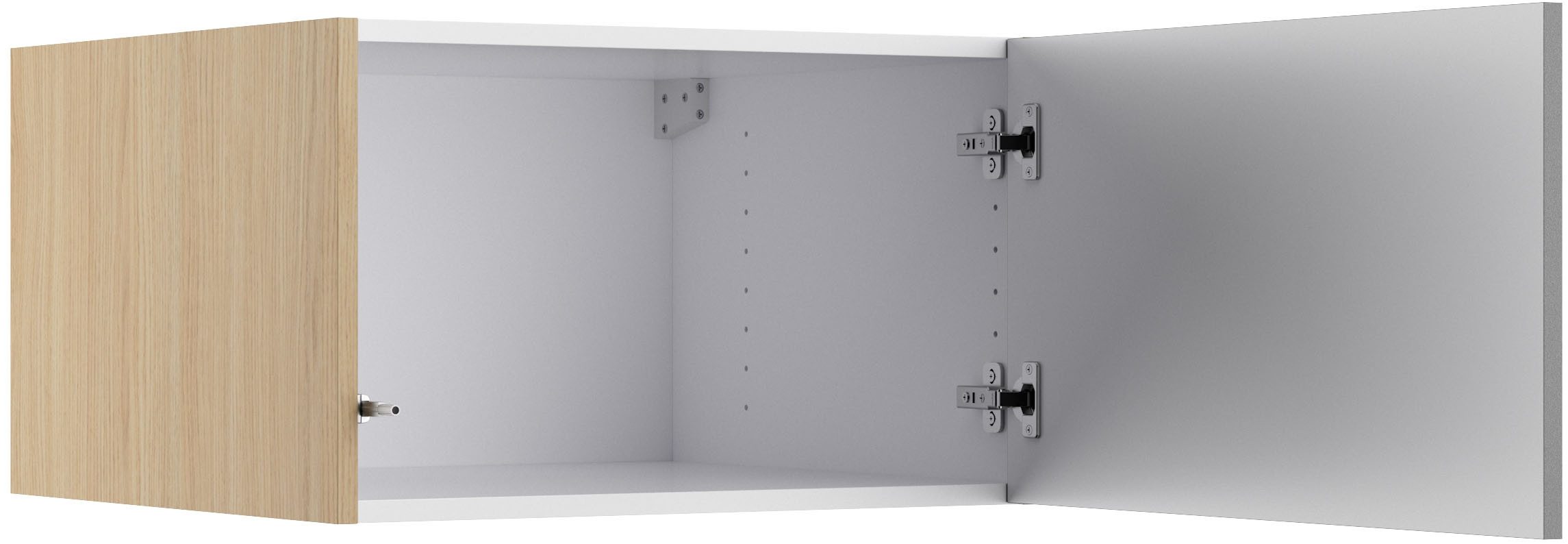 KOCHSTATION Aufsatzschrank KS-Lucy Breite 60 cm, Tiefe 57,1 cm, mit 1 Tür "Push to Open"