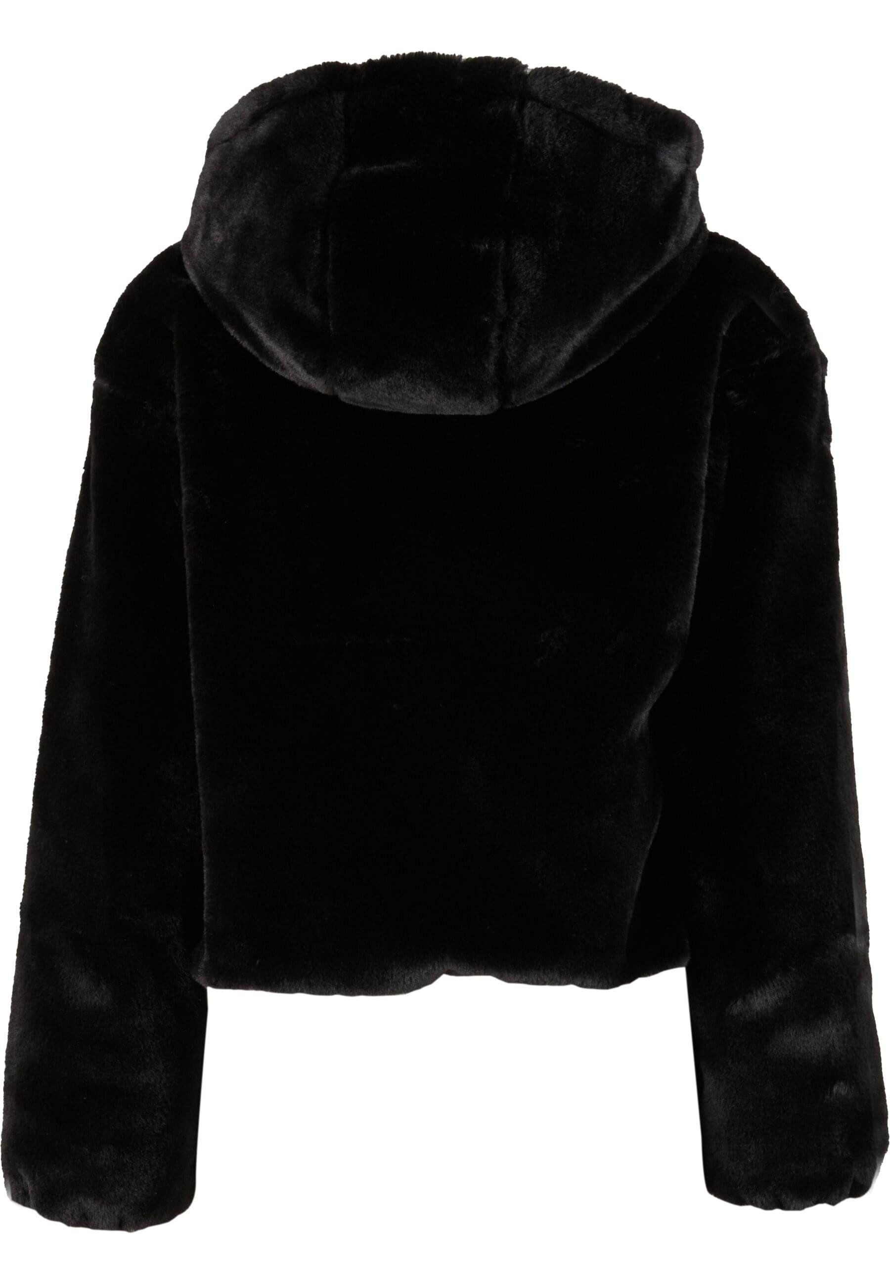 URBAN CLASSICS Sweatjacke Urban Classics Ladies Full Zip Faux Fur Hoodie günstig online kaufen