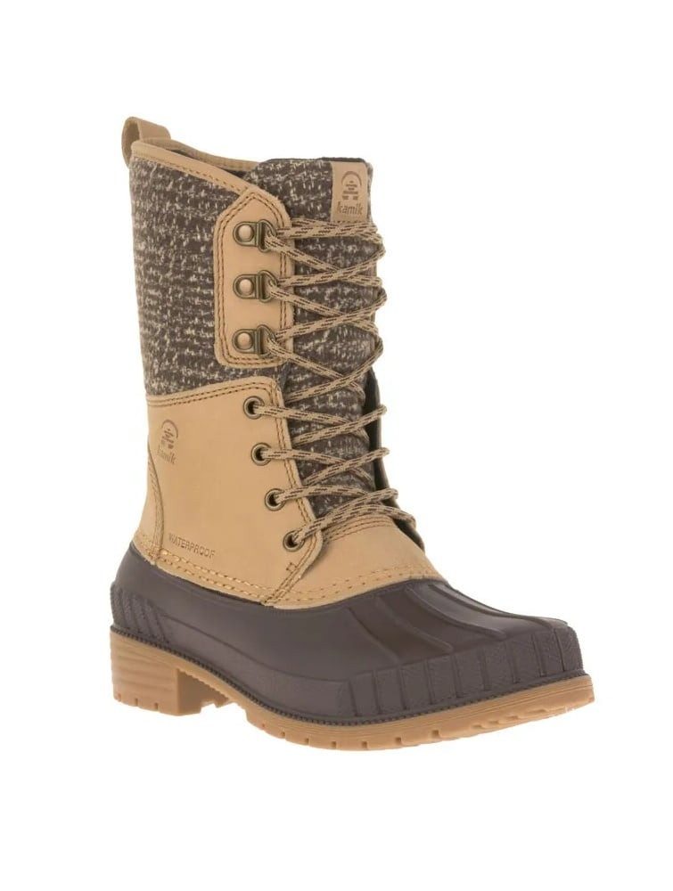 Kamik Sienna 2 Leder wasserdicht sand Damen Winterstiefel