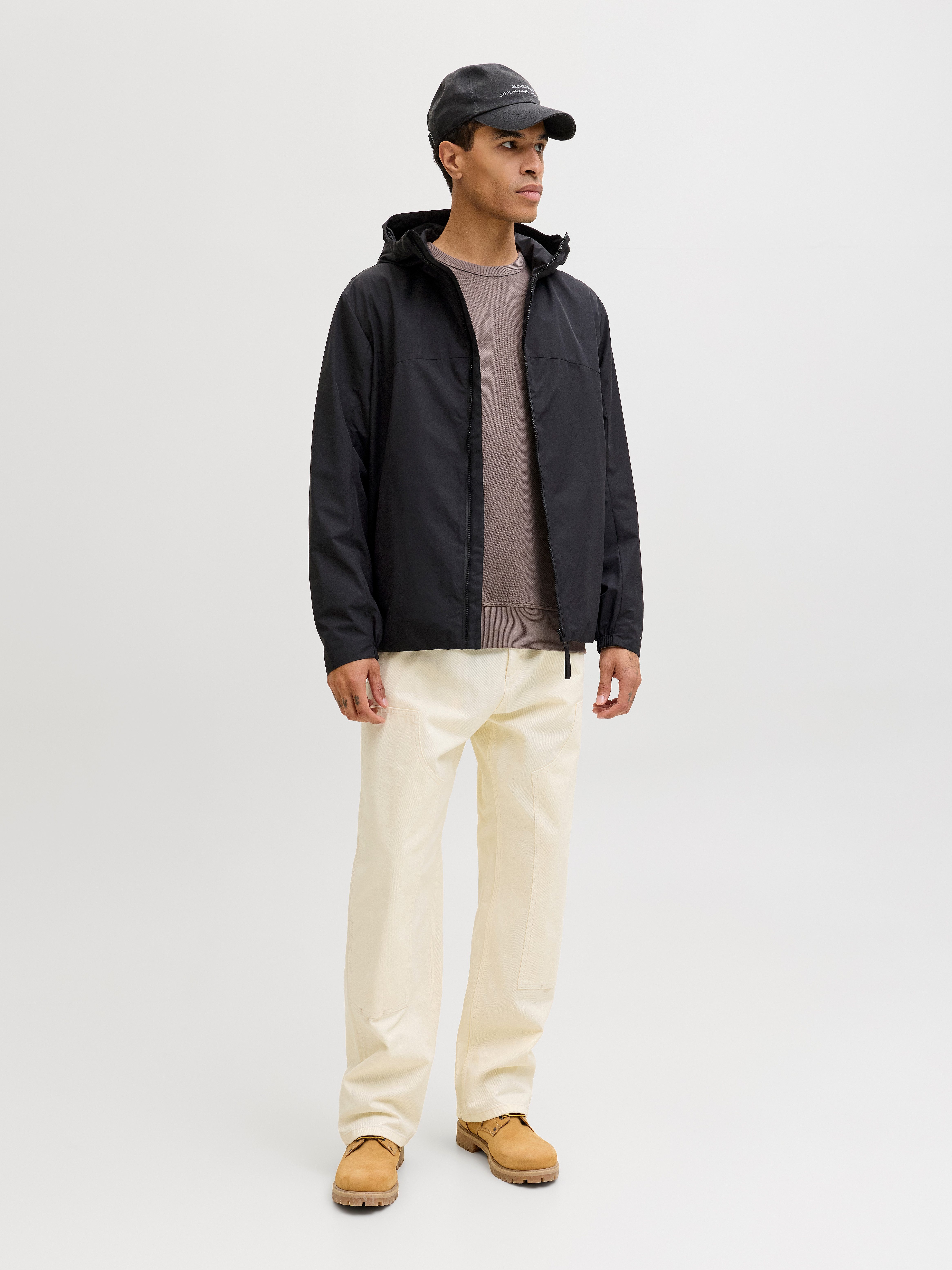 Jack & Jones Kurzjacke JJESOHO LIGHT JACKET SN mit Kapuze – Bild 5 von 5