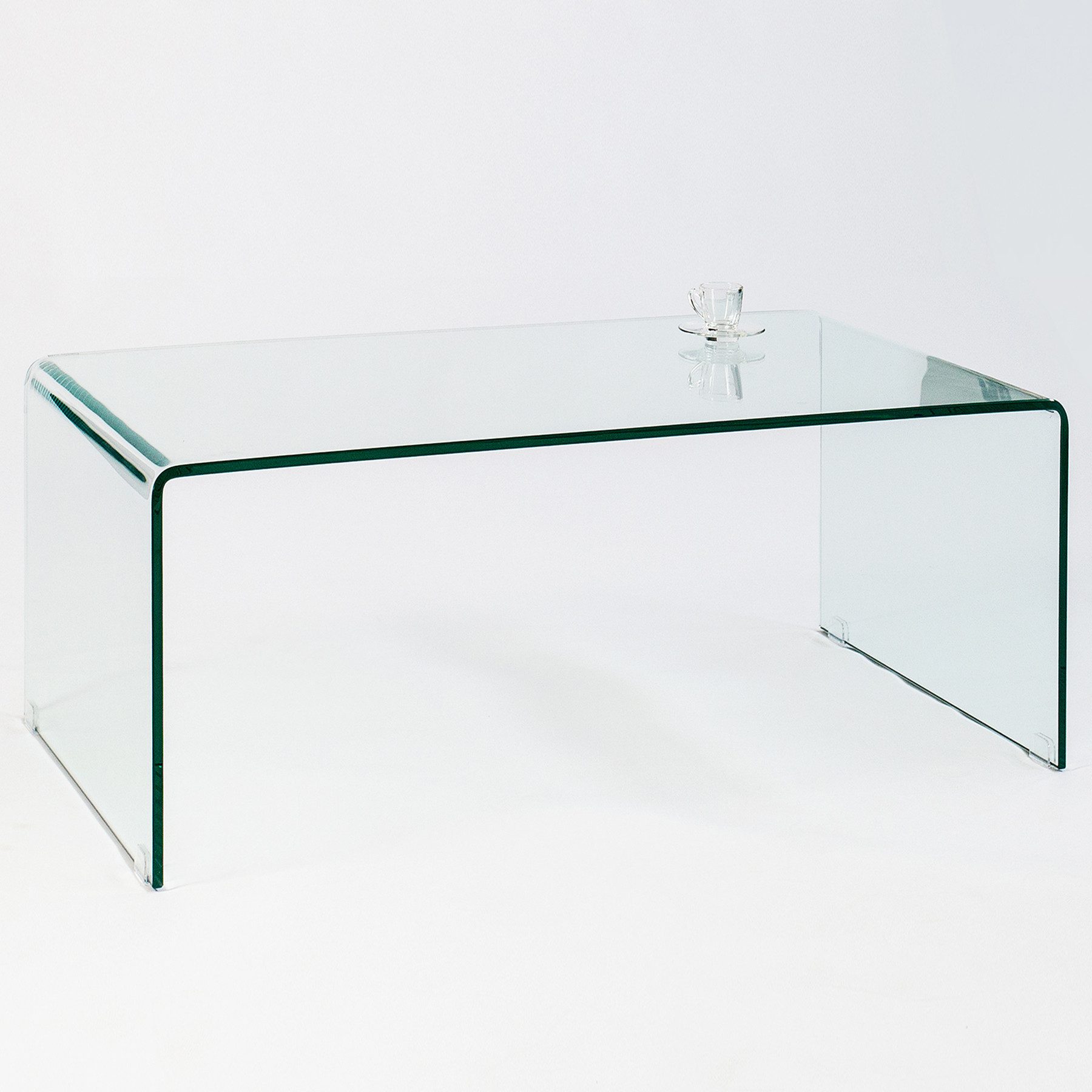 riess-ambiente Couchtisch FANTOME 110cm transparent, Wohnzimmer · Glas · ec günstig online kaufen