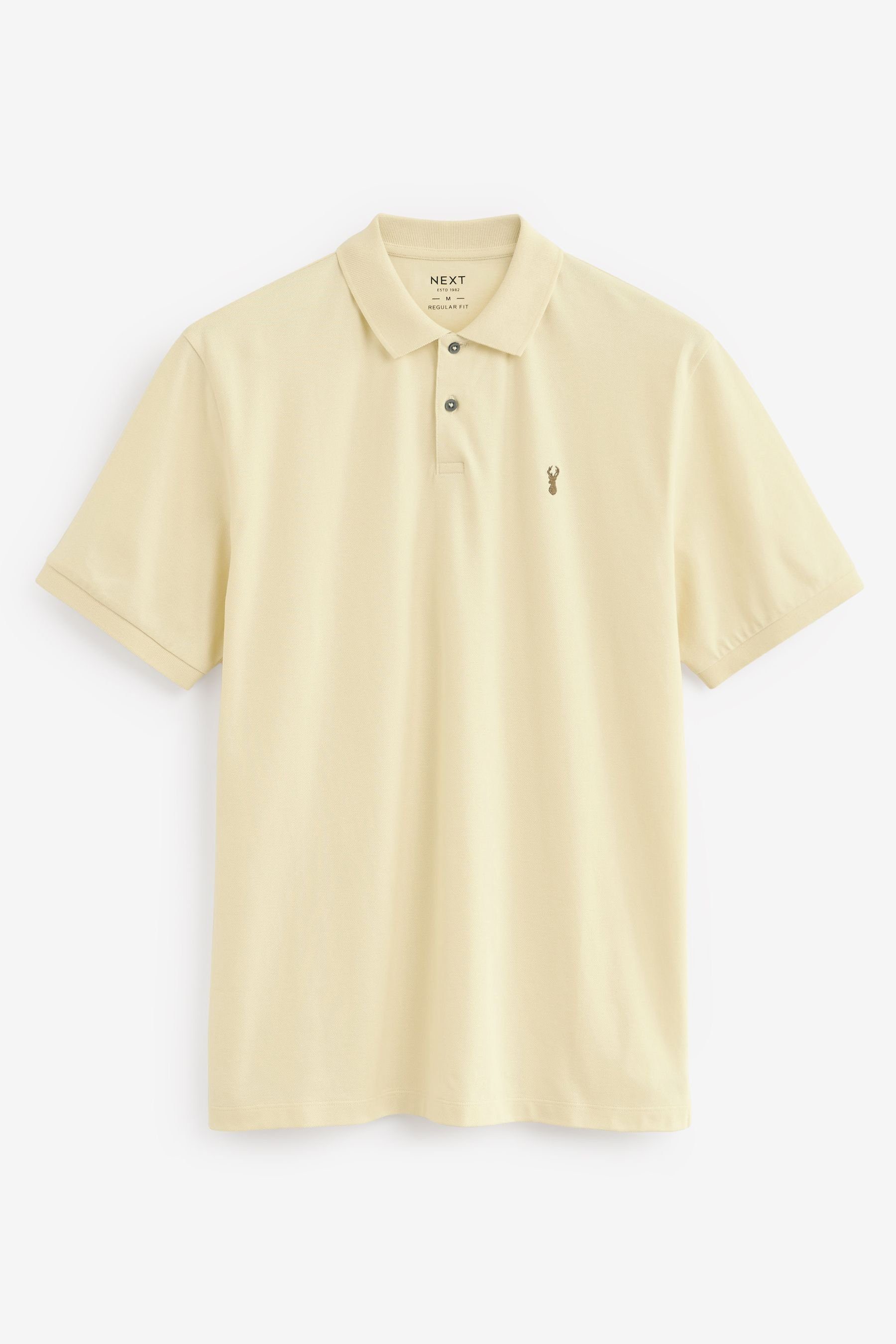 Next Poloshirt Piqué-Poloshirt (1-tlg) Cream