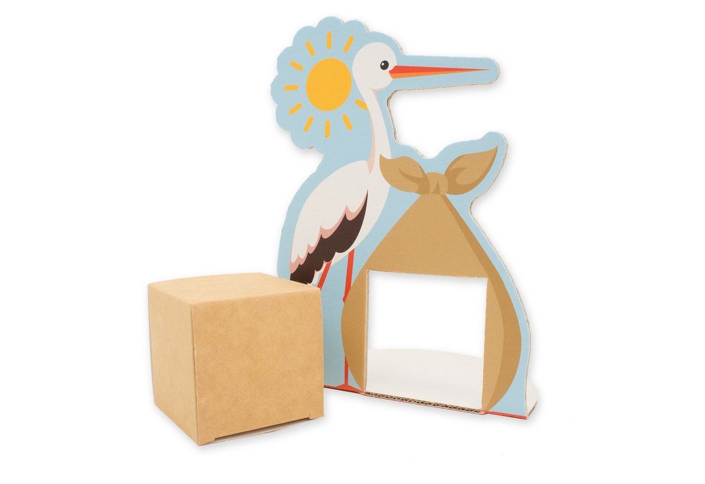 Thumbnail - itenga Geschenkbox itenga Geldgeschenkverpackung Storch