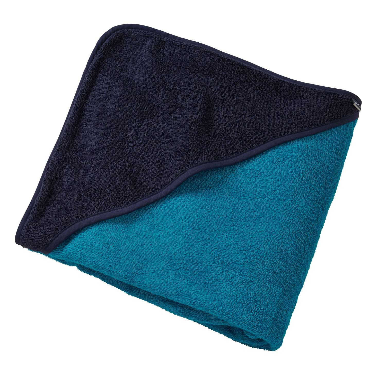 JAKO-O Handtücher JAKO-O Kapuzenhandtuch Kinder 140 x140cm, dunkeltürkis, W günstig online kaufen