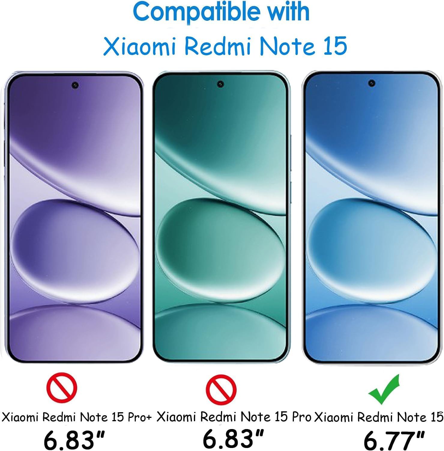 CLM-Tech Handyhülle Transparent für Xiaomi Redmi Note 15 5G / 4G 6,77 Zoll, TPU Gummi, Kratzfest, stoßsicher, schmutzabweisend