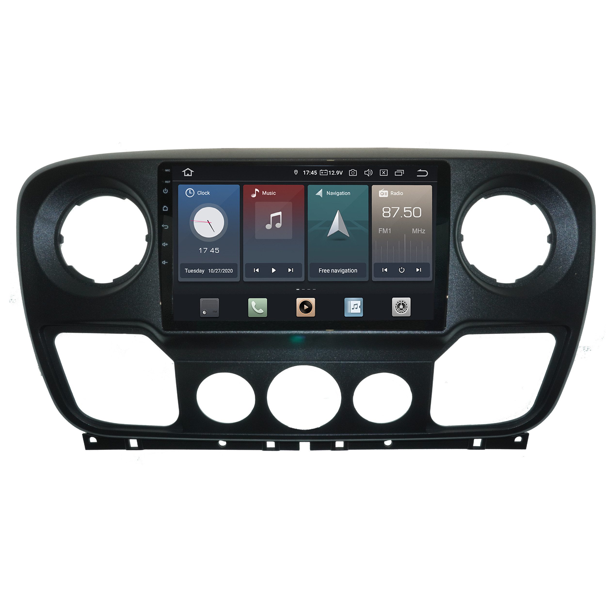 Für Renault Master 10" Touch Android Autoradio GPS Navigation CarPlay Einbau-Navigationsgerät