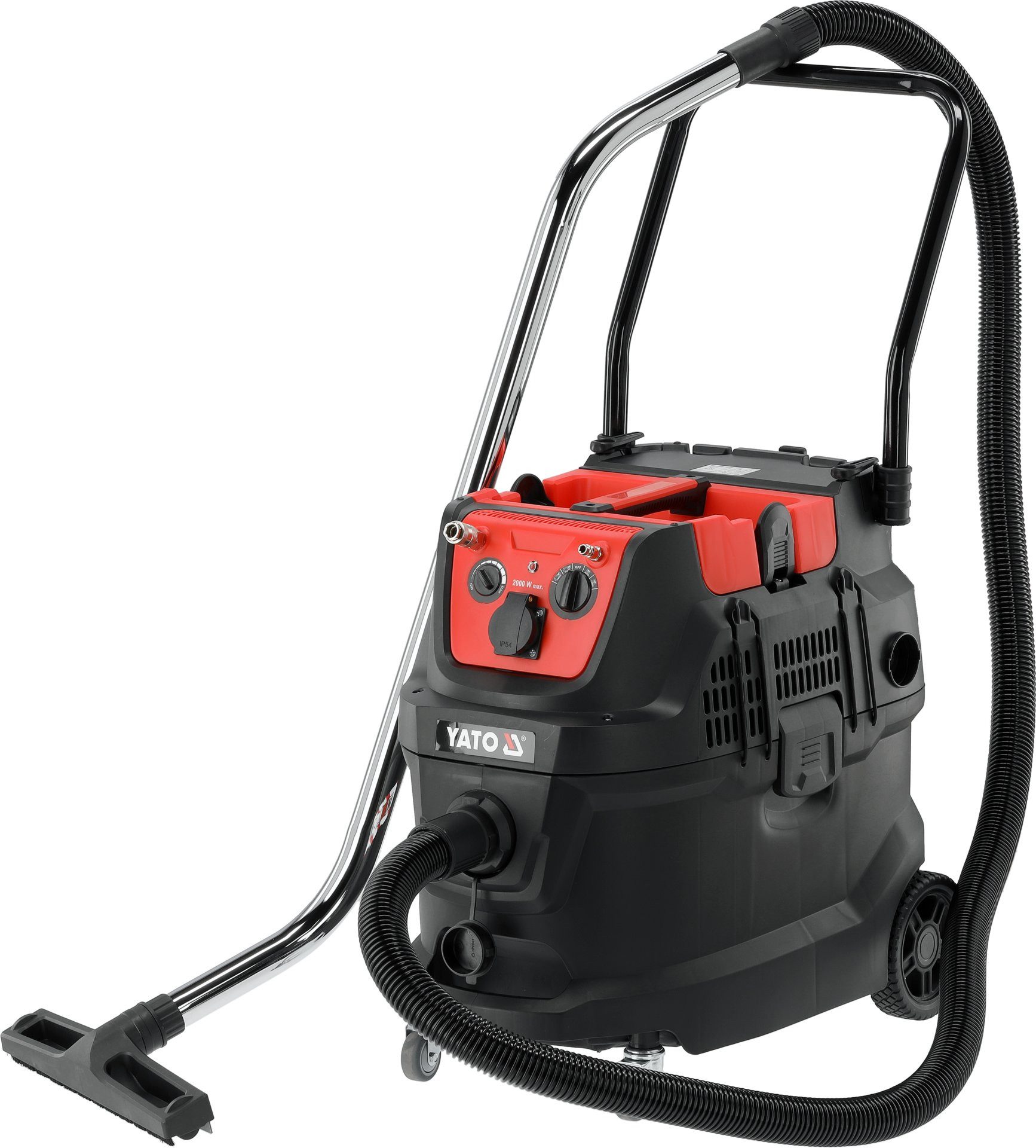 Yato Nass-Trocken-Sauger Nass-/ Trockensauger 1600W, 40 Liter, automatische Filterreinigung, 1600 W, trocken, nass, Beutel, beutellos, für Reinigungsarbeiten