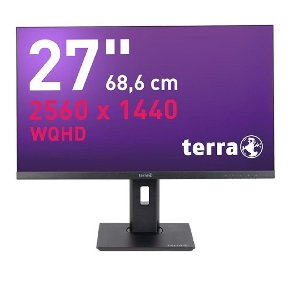 TERRA LCD/LED 2775W PV schwarz LED-Monitor (2560 x 1440 (WQHD), 5 ms Reaktionszeit, WQHD, USB-C,DP,HDMI)