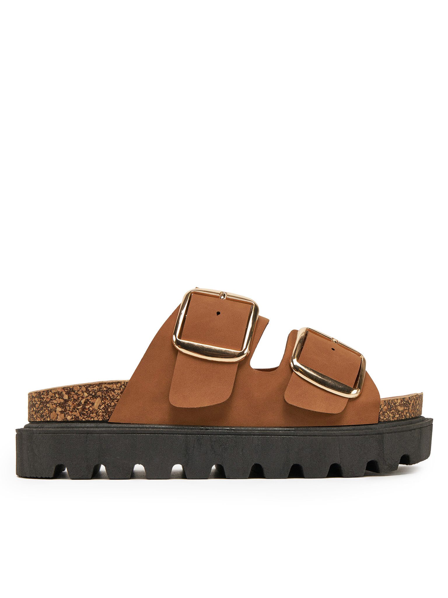 DeeZee Deezee Damen-Flip-Flops braune W24Q11802 Badepantolette