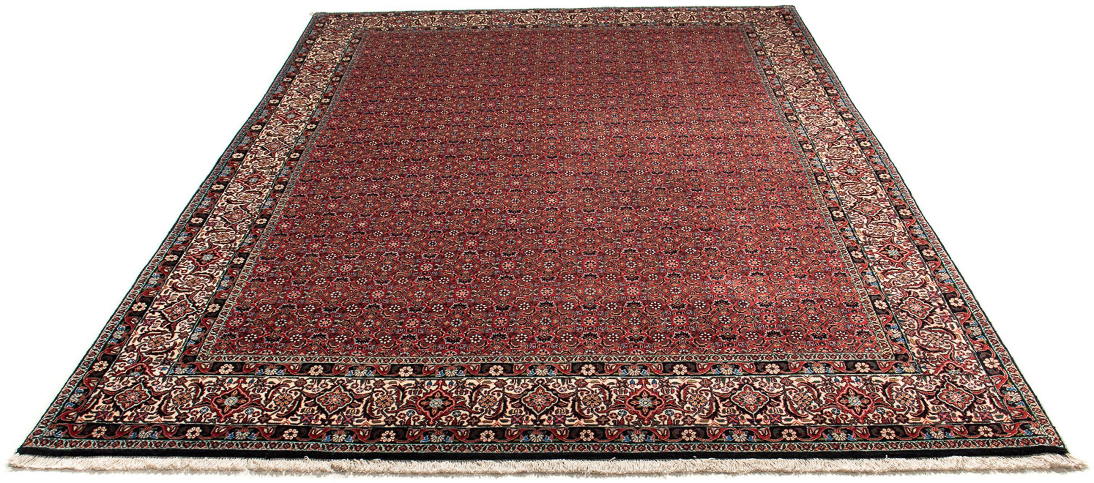Orientteppich Perser - Bidjar - 299 x 203 cm - hellrot, morgenland, rechteckig, Höhe: 15 mm, Wohnzimmer, Handgeknüpft, Einzelstück mit Zertifikat