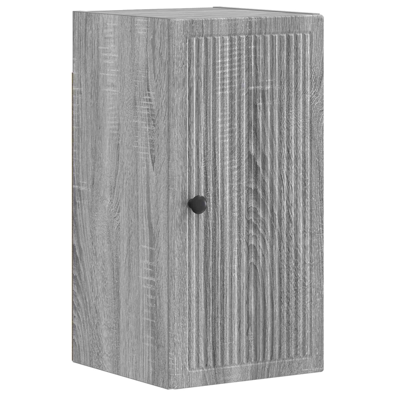 vidaXL Gartenlounge-Set 4-teiliges Badezimmer-Schrank-Set EDE Sonoma-Grau Holzwerkstoff