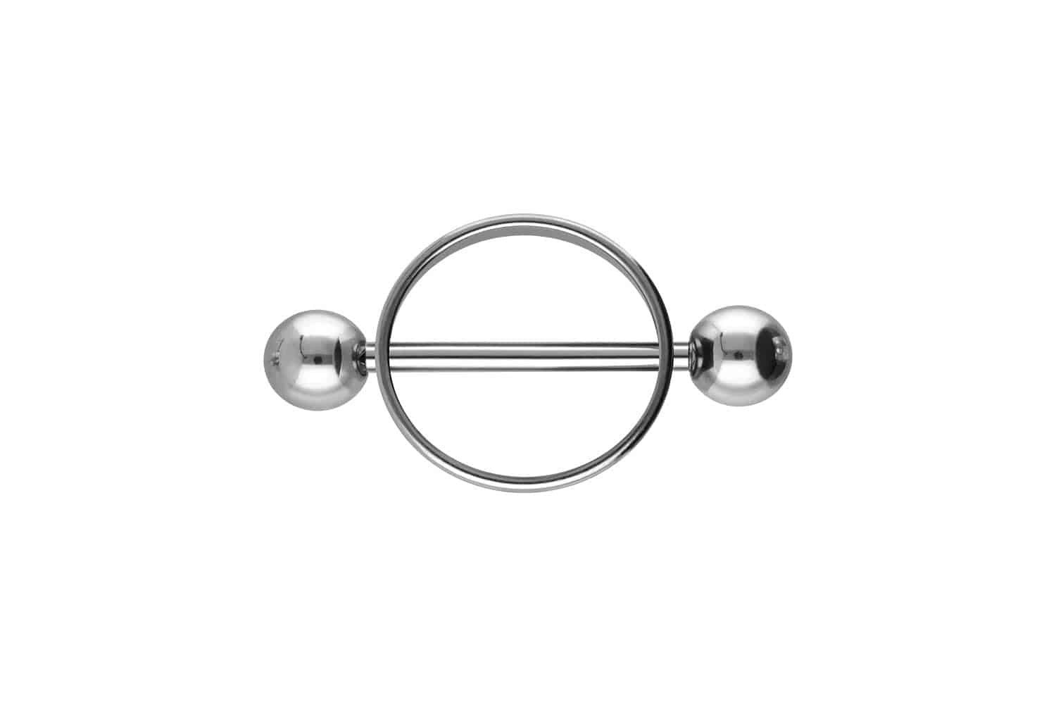 PIERCINGLINE Brustwarzenpiercing Chirurgenstahl Nippelring (Barbells, 1-tlg), Brust-, Nippel-Piercing, Chirurgenstahl