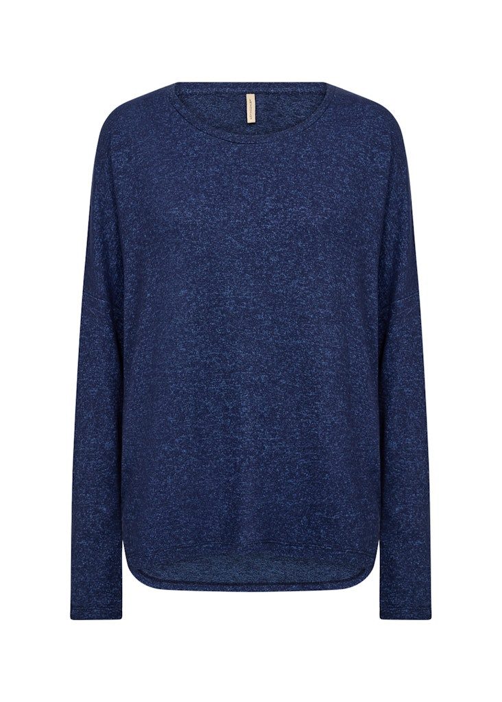 soyaconcept Langarmbluse SC-BIARA 1 NAVY BLAZER MELANGE