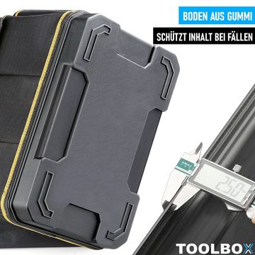 MAVURA Werkzeugtasche TOOLBOX Werkzeugtasche Arbeitstasche Werkzeugbeutel, Montagetasche Handwerkertasche Werkzeugbox 16 Fächer
