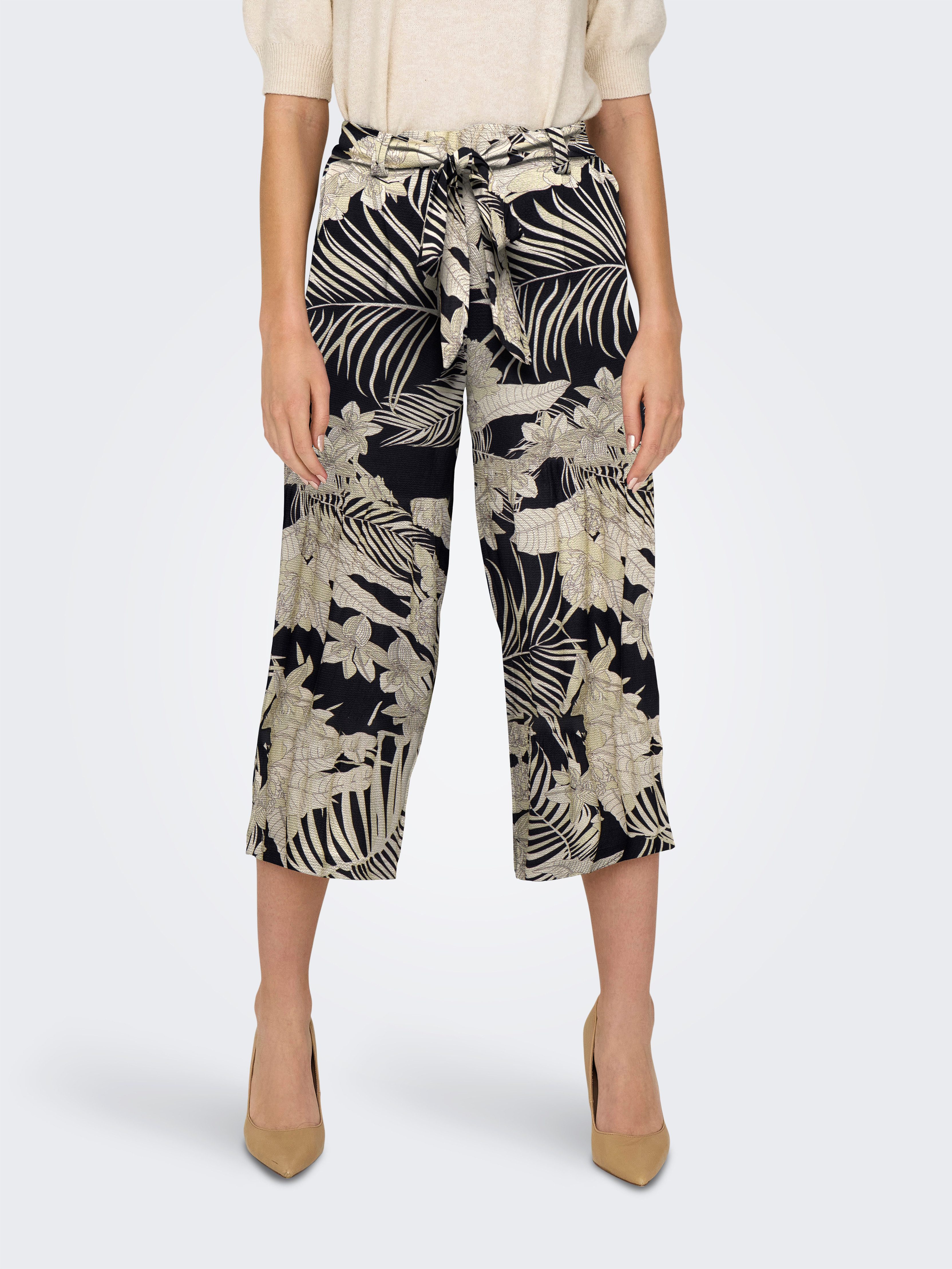 ONLY Palazzohose ONLWINNER – Culottehose mit elastischem Bund und Kordelzug günstig online kaufen