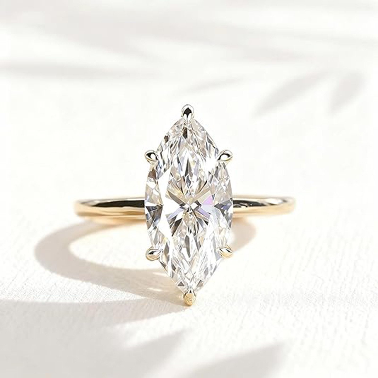 Jumpeak Trauring weddingring,ring gold,Ringe für Männer und Frauen,Diamantring,3Karat, Valentinstagsgeschenk,Jubiläumsgeschenk,Geschenk für meine Geliebte