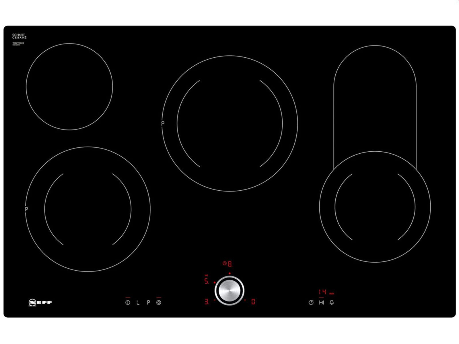 NEFF Elektro-Kochfeld T18PT16X0, autark, Timer, TwistPad® Bedienung