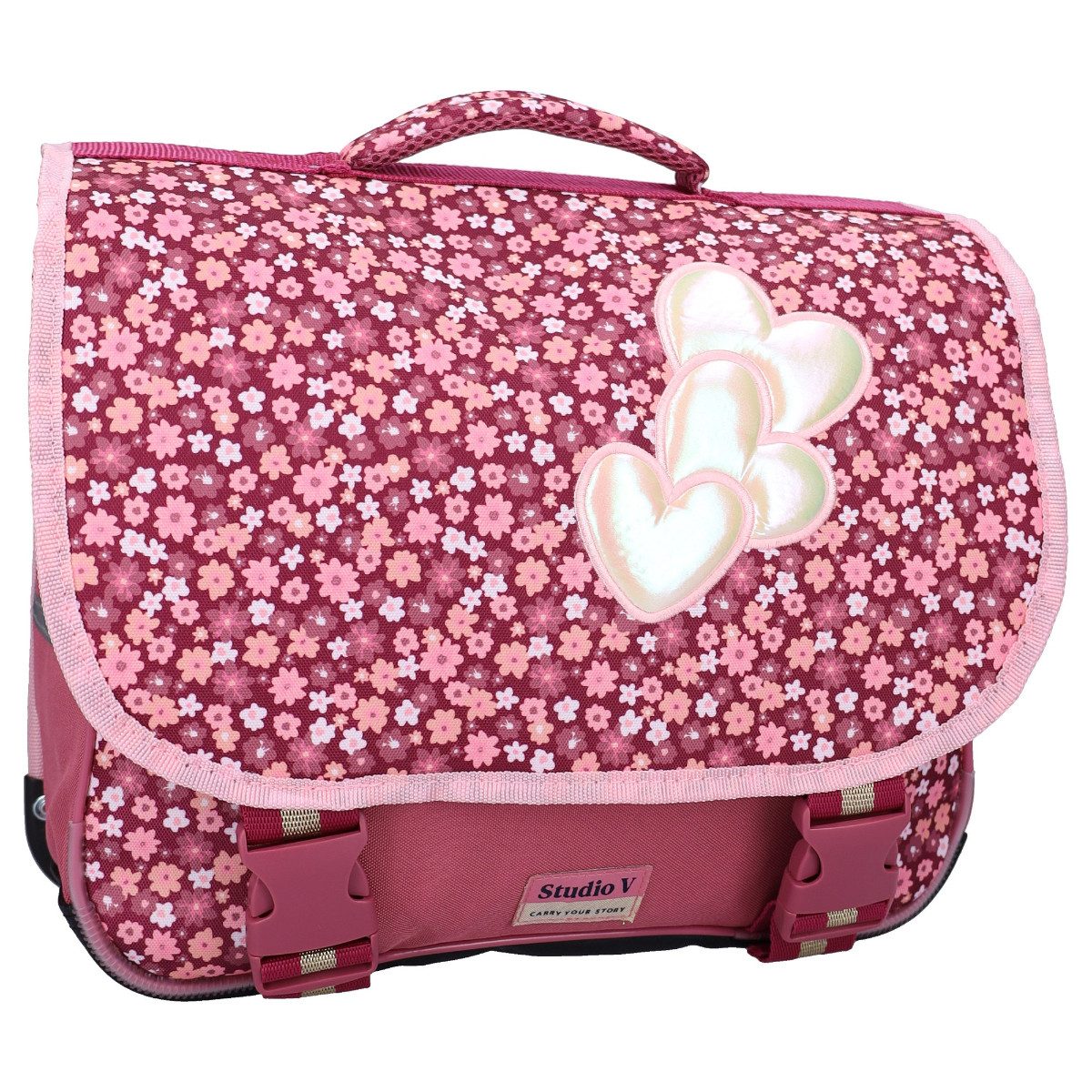 Studio V Kinderrucksack Wildflower Schulrucksack 20,1 l für Schule und Freizeit